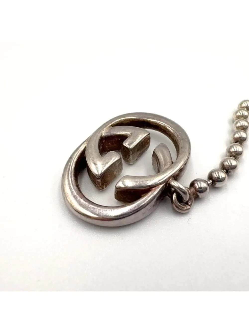 Gucci Interlocking G Silver Necklace